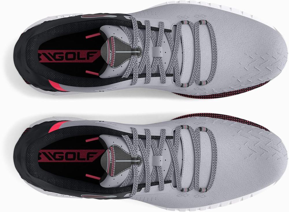 Buty Golfowe Vans UA Charged Breathe Koronkowe Męskie Szare Czarne | GNLF50398