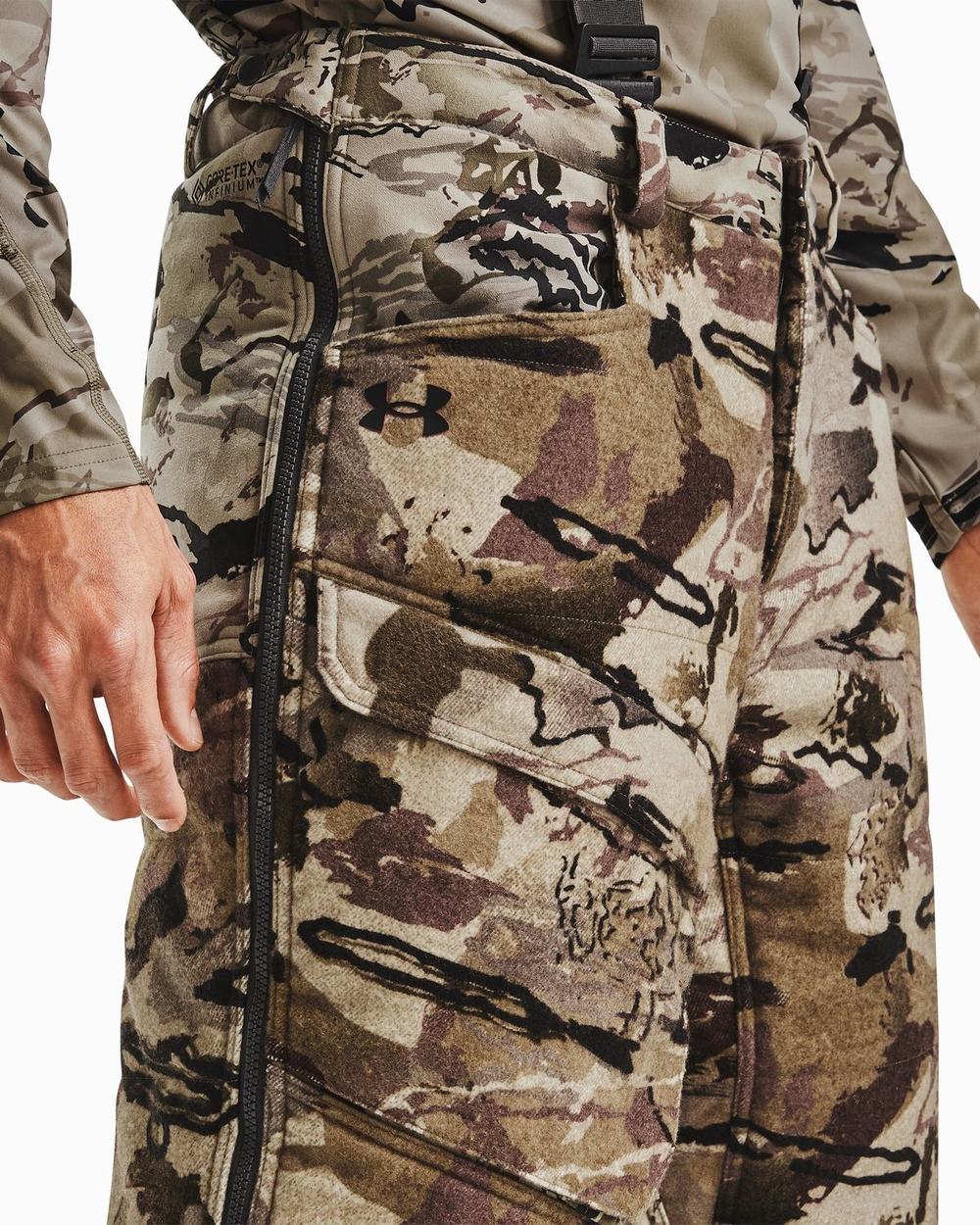 Spodnie Vans UA Stormproof Extreme Insulate Męskie Beżowe Camo Czarne | ZYAM40867