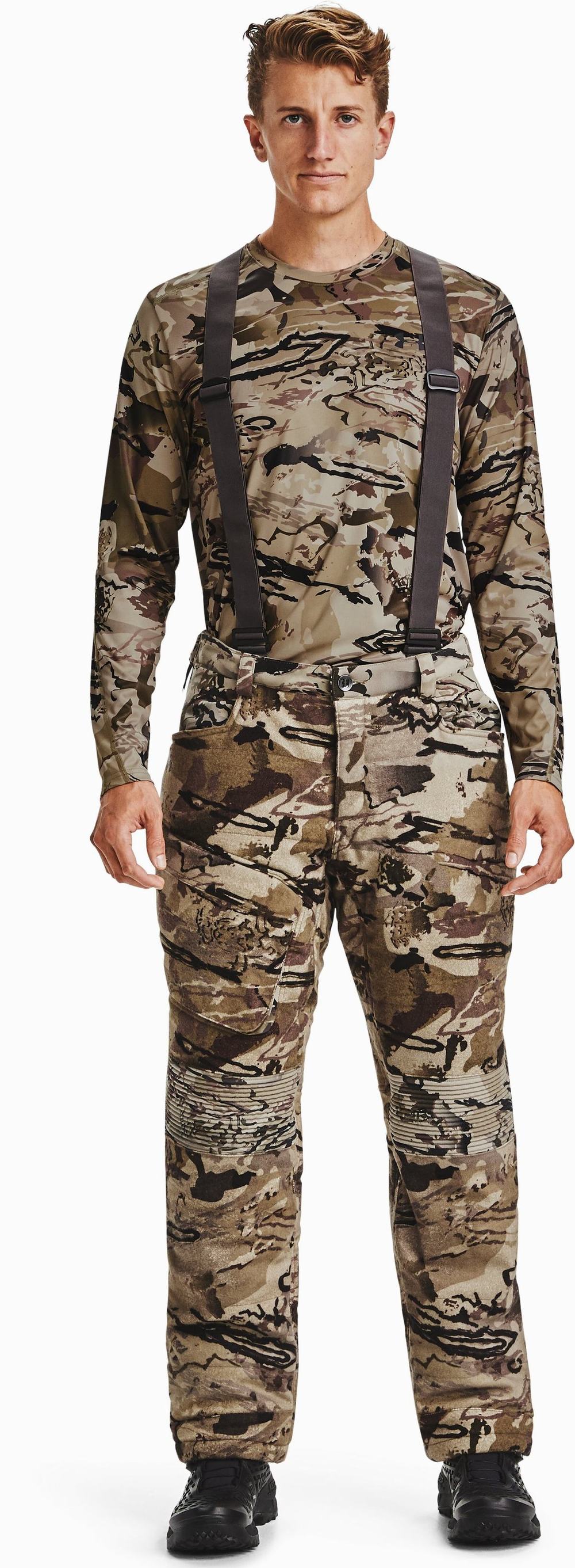 Spodnie Vans UA Stormproof Extreme Insulate Męskie Beżowe Camo Czarne | ZYAM40867