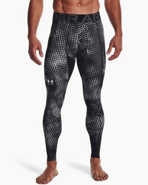 Legginsy Vans UA Streaker Topographic Męskie Czarne Szare | XQWM23859