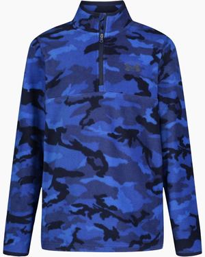 Najfatalniejszy Vans UA Momentum Print Zip-Up Chłopięce Granatowe Niebieskie | SFGY48657